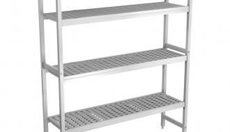 Aluminium basic shelf - 1491 x 1800 mm