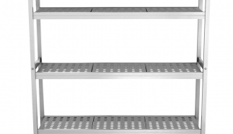 Aluminium basic shelf - 1491 x 1800 mm