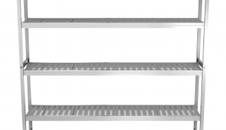 Aluminium basic shelf - 1745 x 1800 mm