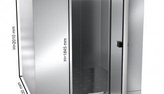 Refrigeration cell - 1,2 x 2,1 m - Height: 2,01 m - 3,7 m³