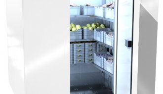 Tiefkühlzelle - 1,2 x 1,5 m - Höhe: 2,01 m - 2,2 m³ - inkl. Wandkühlaggregat MINUS