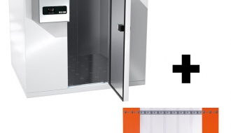 Tiefkühlzelle - 2,1 x 2,1 m - Höhe: 2,1 m - 6,1 m³ - inkl. Wandkühlaggregat MINUS