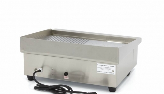 Plaatgrill rihvel + sile 56 cm
