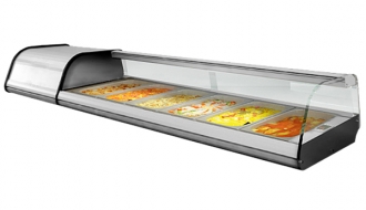 Tapas - Refrigerated display case for 8 x GN 1/3