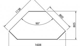 Corner Cupboard 90° (outdoor)