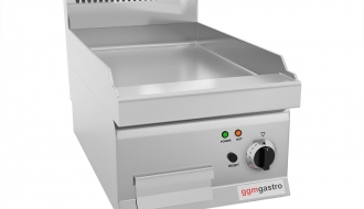 Elektro Bratplatte - Glatt (4,5 kW) - inkl. Unterbau mit 1 Tür