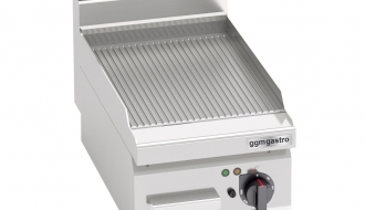 Electric griddle - Grooved (4,8 kW)