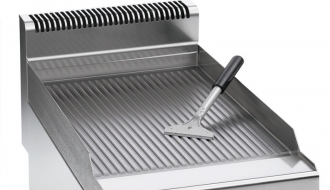 Electric griddle - Grooved (4,8 kW)