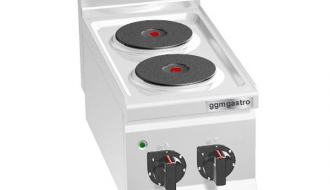 Electric cooker 2xplates round (4 kW)