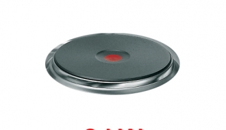 Electric cooker 2xplates round (4 kW)