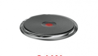 Electric cooker 6xplates round (12 kW) + Electric convection oven (3 kW)