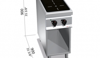 2x infrared hobs (8 kW)