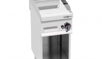 Gas frying plate - Smooth Hardchrome (4 kW)