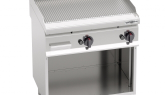 Gas frying plate - grooved (13,8 kW)