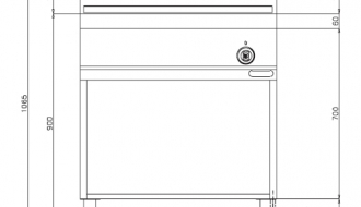 Hot plate stove (13 kW)