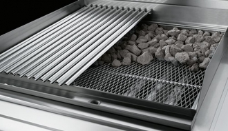 Gas lava stone grill (18 kW)