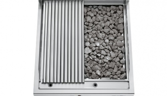 Gas lava stone grill (18 kW)