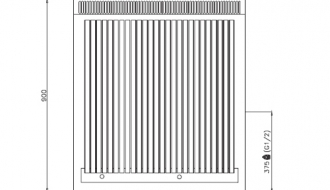 Gas lava stone grill (18 kW)