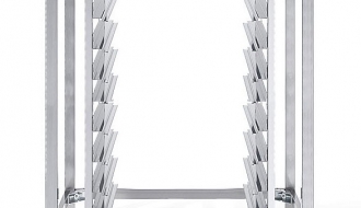 Combi bakery underframe tray holder for 4xGN 4EN
