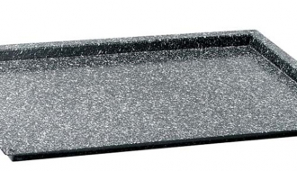 Enamel backing tray GN 1/1