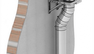 Wall spacers Ø 250 mm