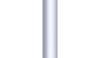 Straight pipe in stainless steel 1.0 m / Ø 450 mm