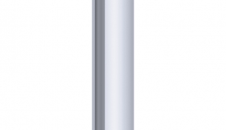 Straight pipe in stainless steel 1.0 m / Ø 350 mm