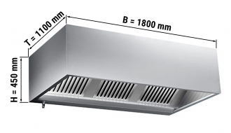 Ventilatsioonikubu filtri ja lambiga 1,8m