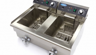 Fritüür 2 x 16L kraaniga