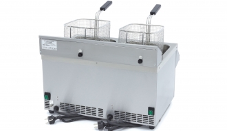 Induktsioonfritüür 2 x 8L - kraaniga