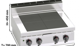 Sähköliesi 12 kW - pöytätasolle asennettava