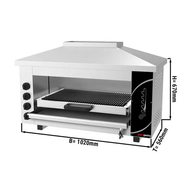 Pita Oven / Salamander PRO 4 with burner and water bath