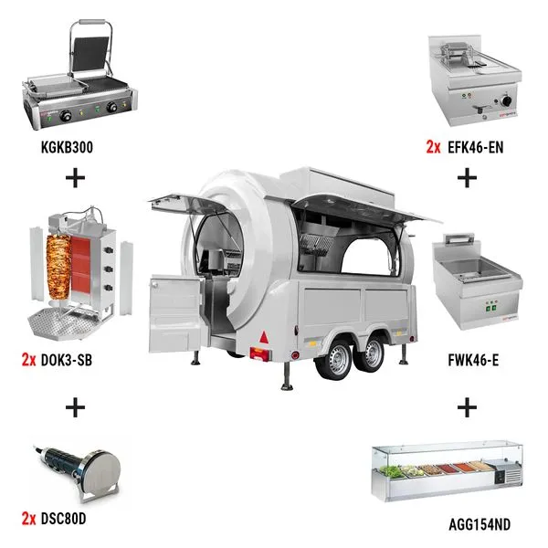 Food truck – Kebab / GGM-seadmed