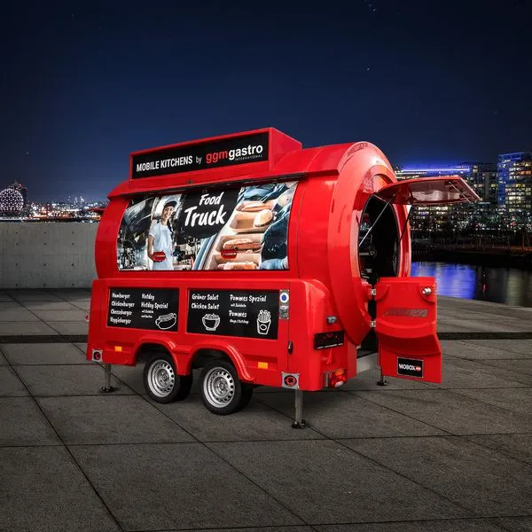 Food truck – Kebab / GGM-seadmed - punane