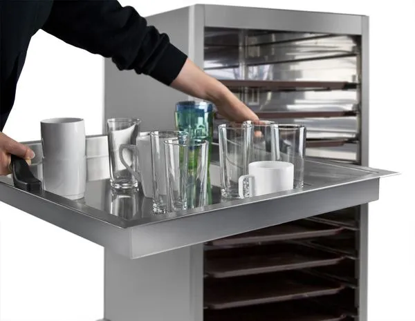 Tray trolley - for 18 trays EN 60 x 40 cm