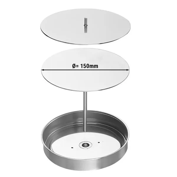 Manuaalinen hampurilaiskone - sis. pattie-muotin Ø 10 + 15 cm