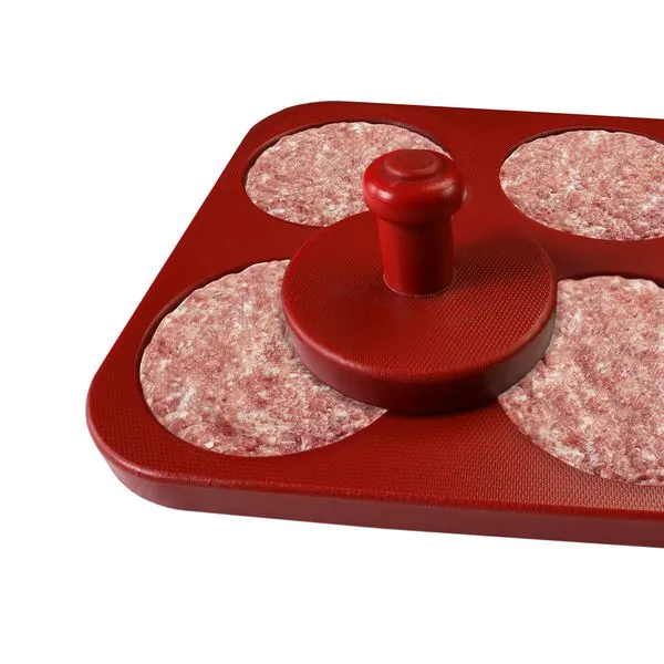 Pyörykkä-/hampurilaispihvipuristin - keskikoko 100mm