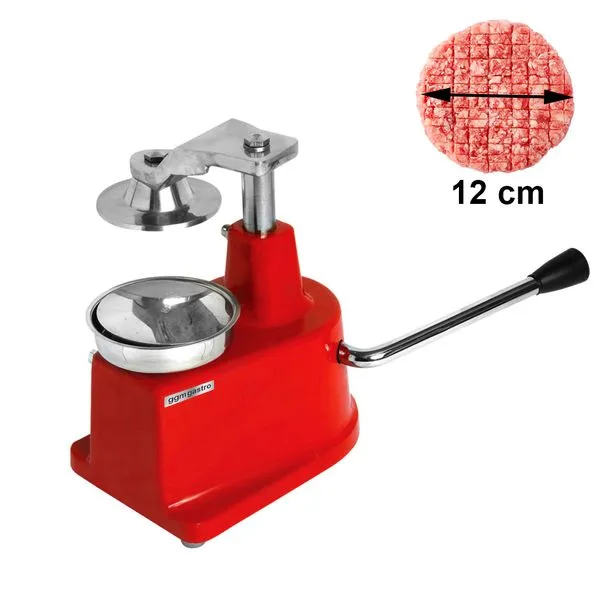 Manuaalinen hampurilaiskone 120mm