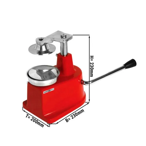Manuaalinen hampurilaiskone 120mm